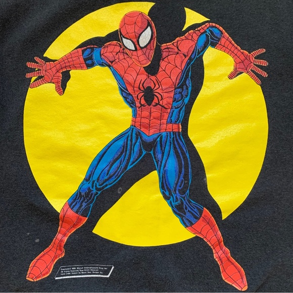 Vintage 1989 Spider-Man Crewneck Novel Teez - Picture 2 of 9